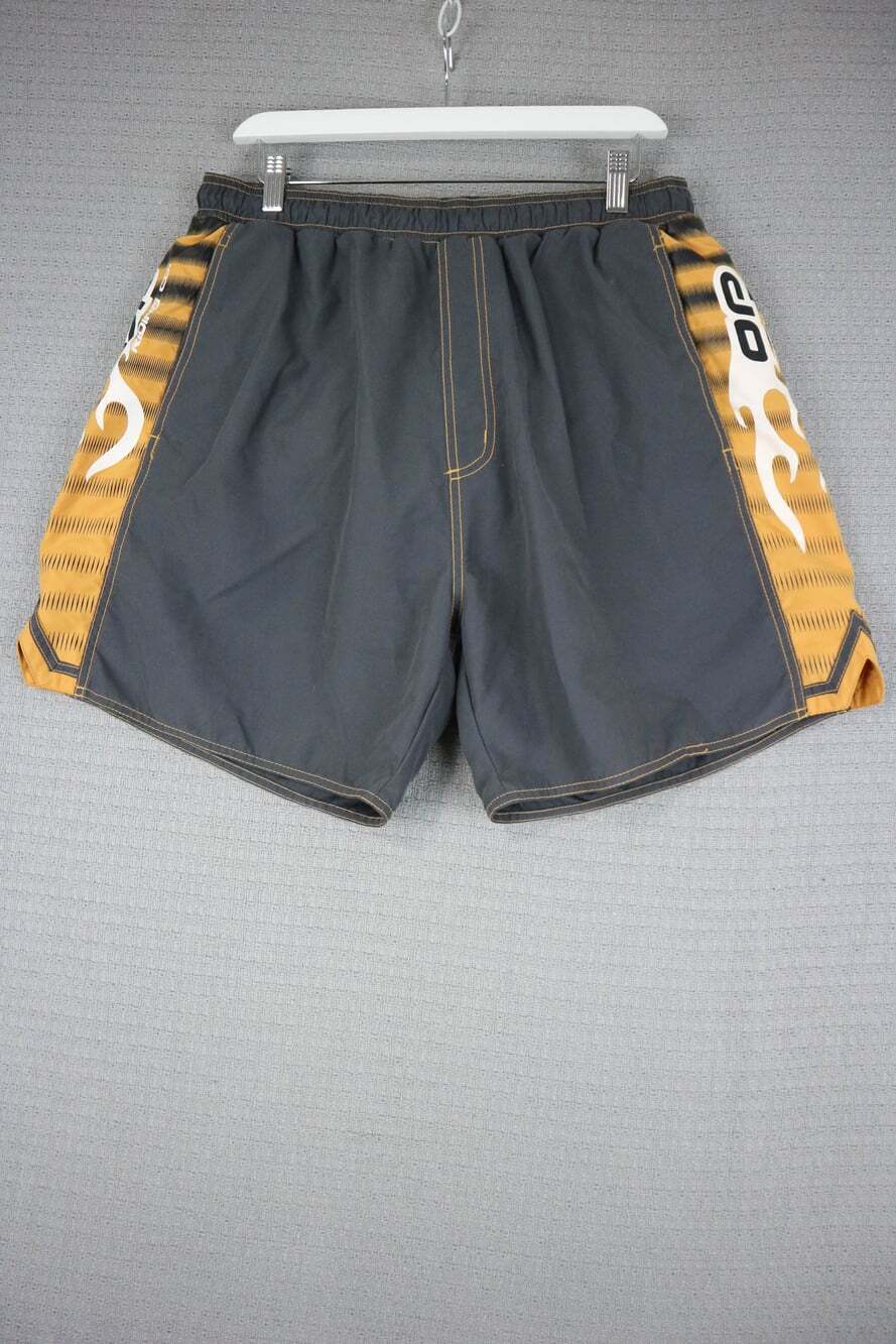 Ocean Pacific Swim trunk Shorts Mens XL Grey Y2K